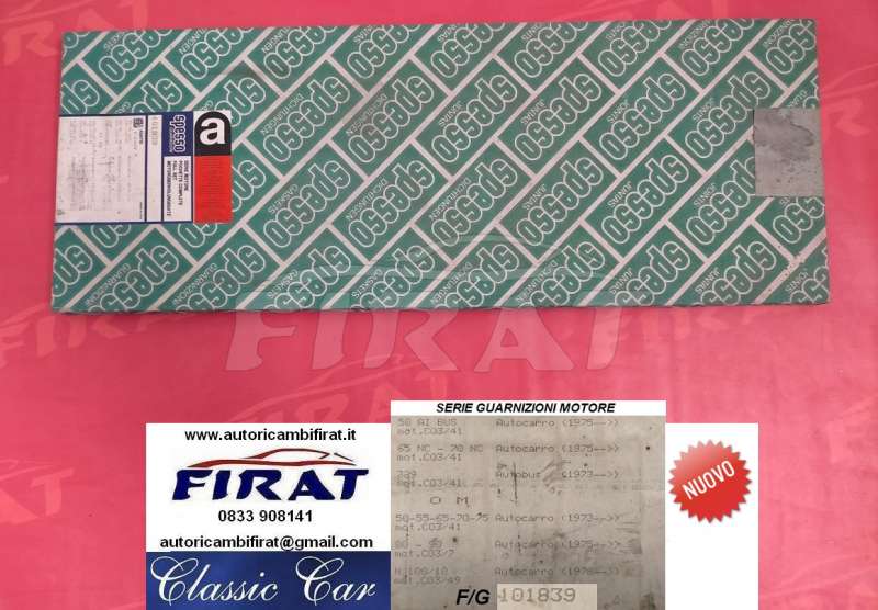 GUARNIZIONI MOTORE FIAT 70 NC (101839)